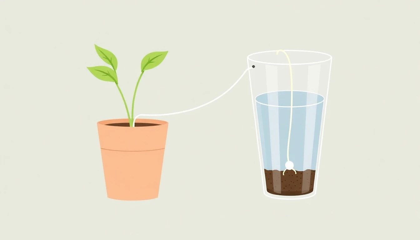 Regar plantas en vacaciones